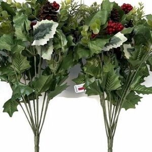 Christmas Floral Decor Lot